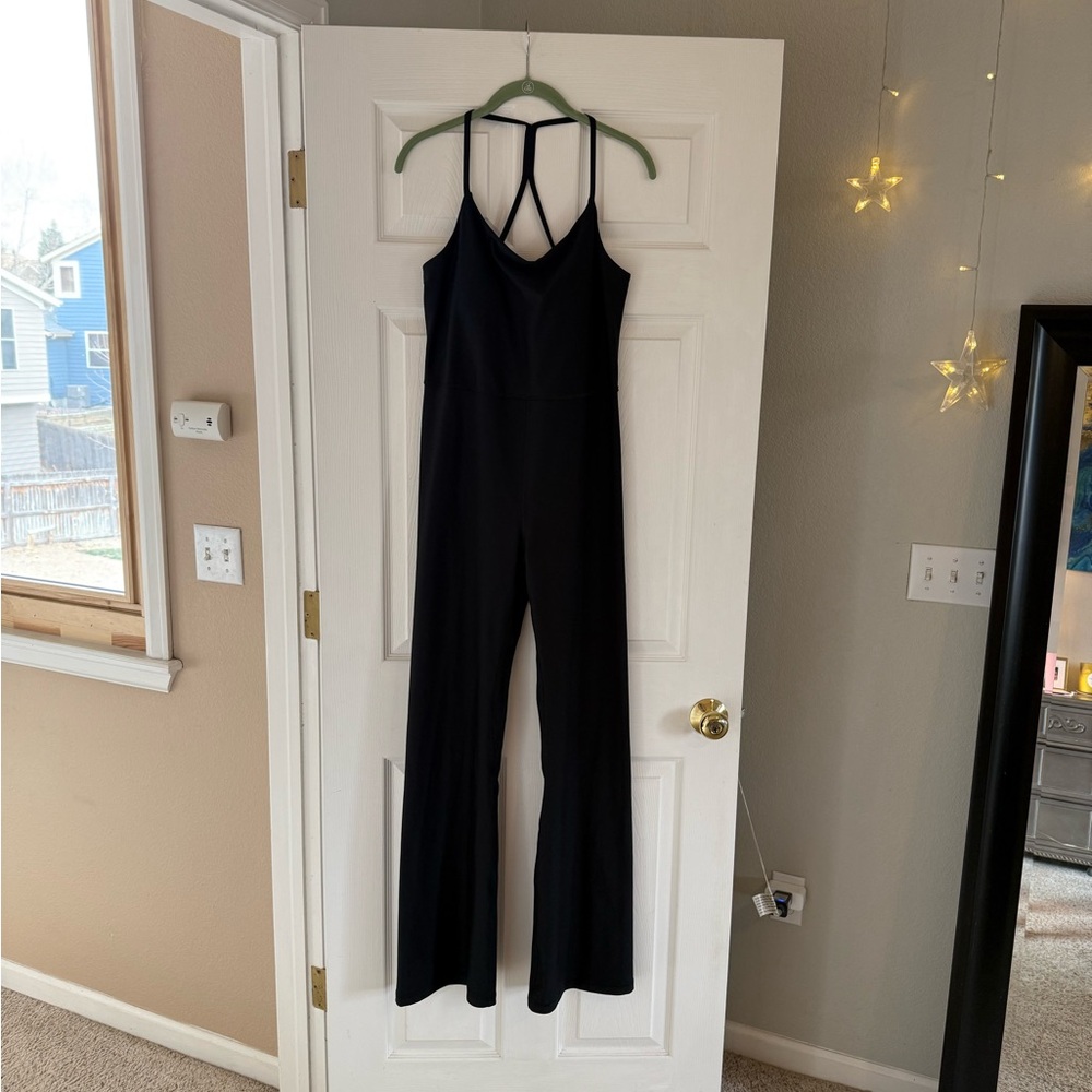American Eagle Black Workout Jumpsuit